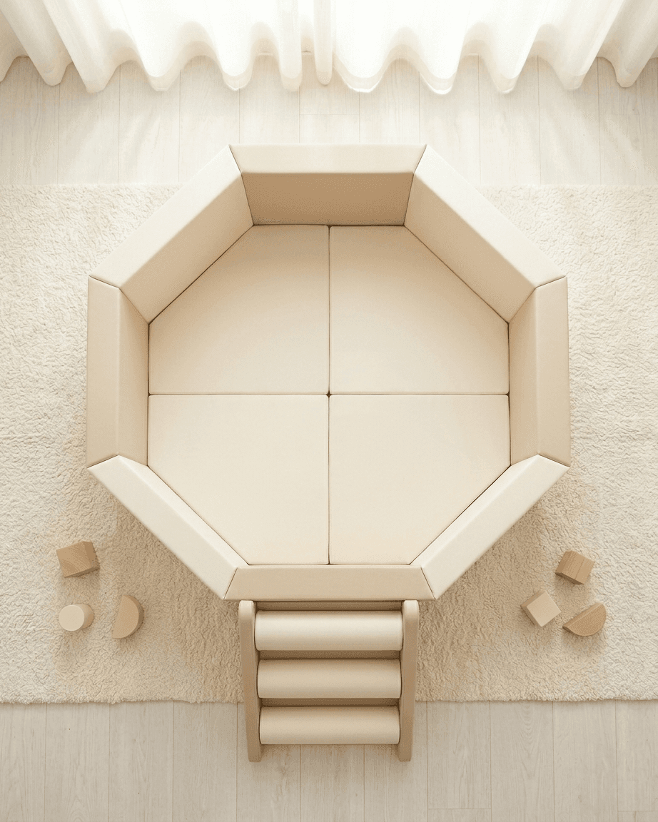 Neutral Octagon Play Pit